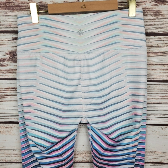 Athleta Womens Small Prism HR Chaturanga Capri Crop Athletic Leggings       #138 - Picture 5 of 7